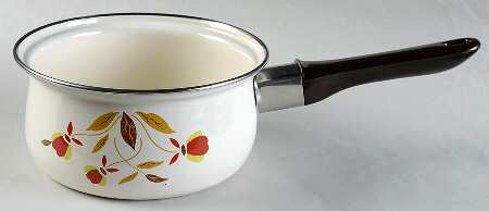 Autumn Leaf 1.5 Qt Metal Covered Saucepan No Lid