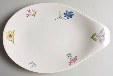 Bouquet 15" Oval Serving Platter