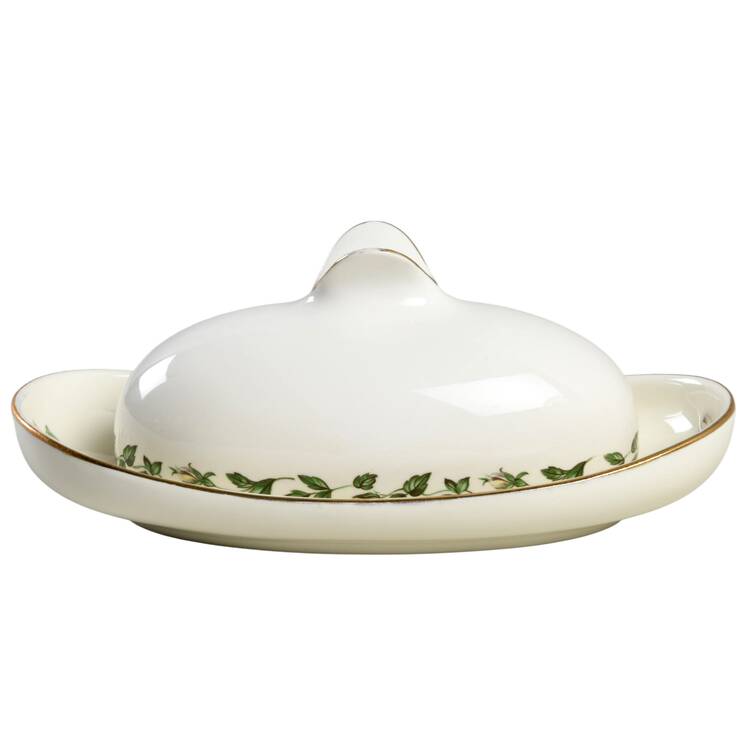 Cameo Rose 1/4 Pound  Winged Covered Butter