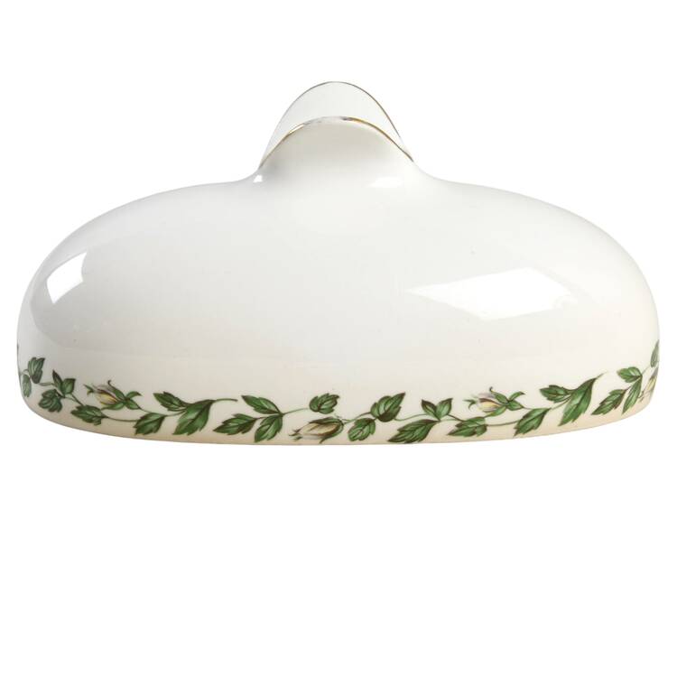 Cameo Rose Lid for 1/4 Lb Winged Butter
