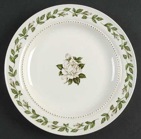 Cameo Rose Salad Plate