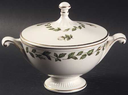 Cameo Rose Sugar Bowl & Lid