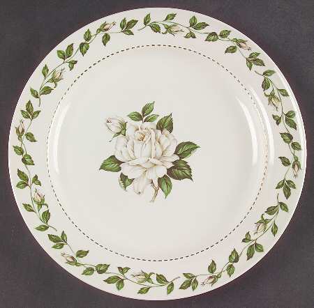 Cameo Rose Breakfast Plate