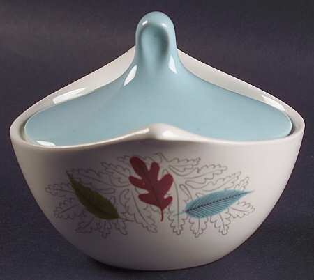Century Fern Sugar Bowl & Lid