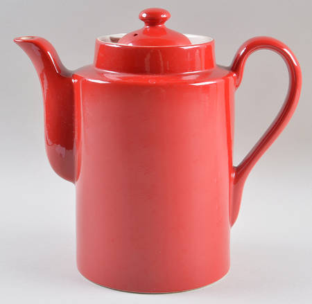Chinese Red 12-15 Cup Washington Coffee Pot & Lid