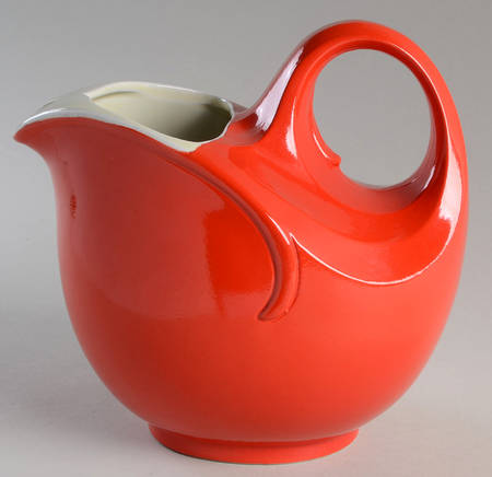 Chinese Red 56 Oz Loop Handle Jug