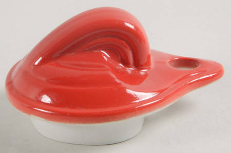 Chinese Red Lid for Parade Teapot
