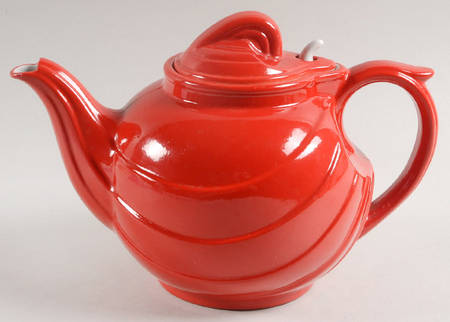 Chinese Red Parade Teapot & Lid
