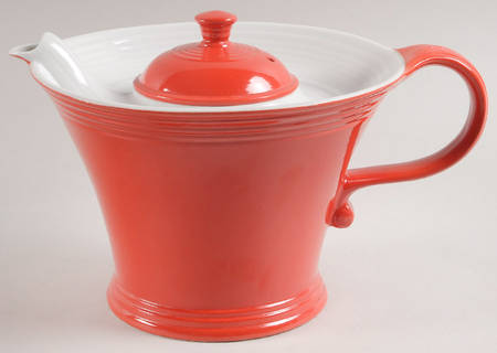 Chinese Red Melody Teapot & Lid
