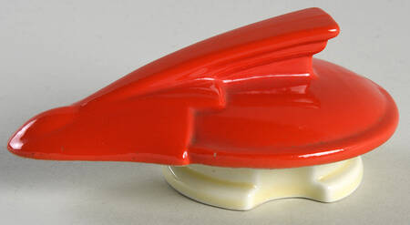 Chinese Red Sundial Syrup with Lid, Lid Only