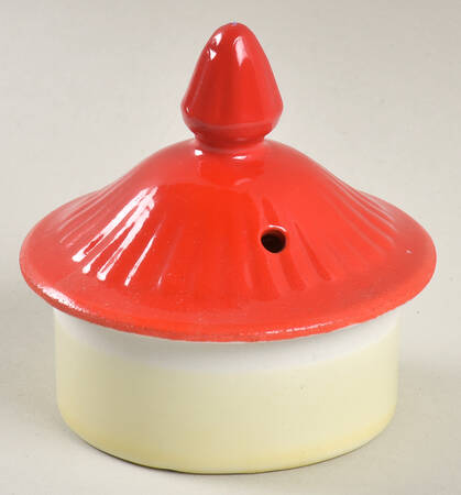 Chinese Red Lid for Los Angeles Teapot