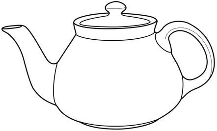 Chinese Red 6-8 Cup Small New York Teapot & Lid