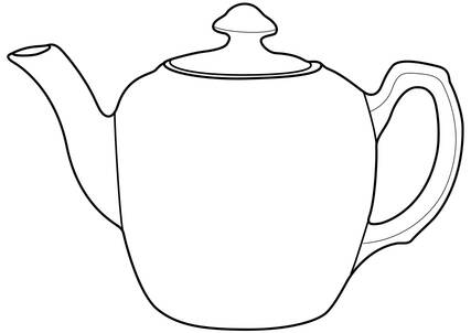 Chinese Red Illinois Teapot & Lid
