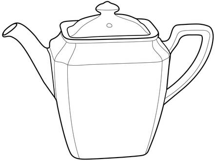 Chinese Red 1930s Newport Teapot & Lid
