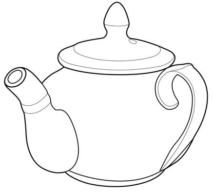 Chinese Red 1 1/2 Cup Manhattan Teapot & Lid