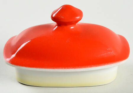 Chinese Red Lid for Hollywood Teapot