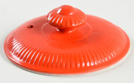 Chinese Red Lid for 12 Oz French Casserole