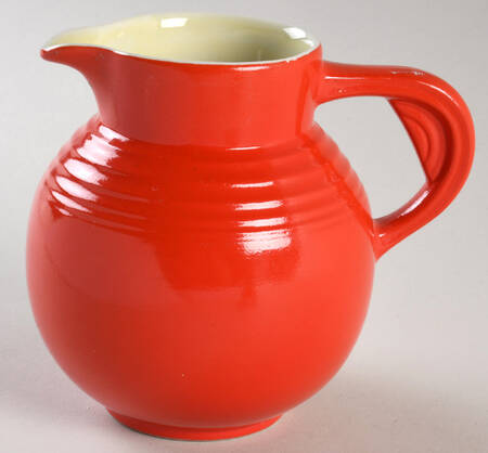 Chinese Red Five Band Syrup with Lid, No Lid