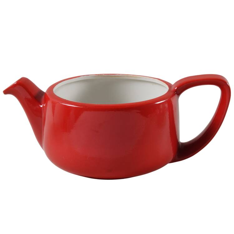 Chinese Red 8 Cup Empress Coffee Pot No Lid