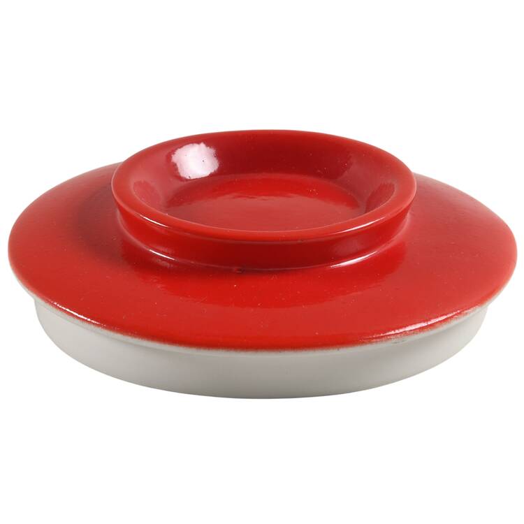 Chinese Red Lid for 8 Cup Empress Coffee Pot