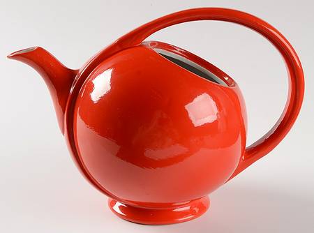 Chinese Red Airflow Teapot No Lid