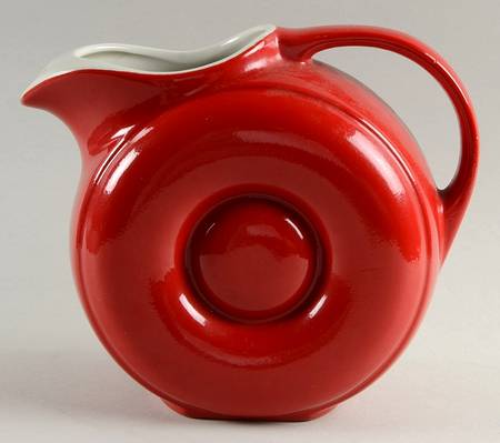 Chinese Red 64 Oz Donut Jug