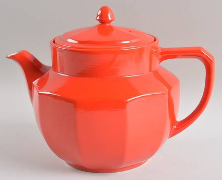 Chinese Red Baron Coffee Pot & Lid