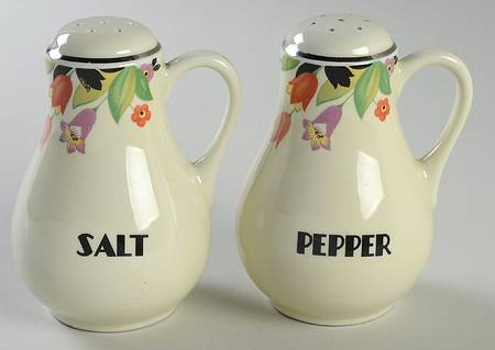 Crocus Handled Salt & Pepper Set