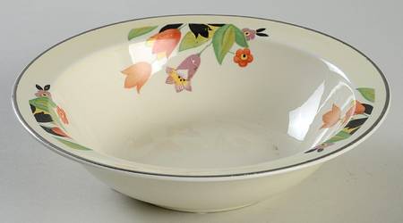 Crocus Rim Cereal Bowl