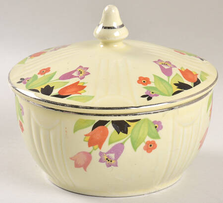 Crocus Radiance Drip Jar & Lid by Hall