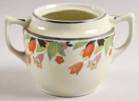 Crocus Medallion Sugar Bowl No Lid