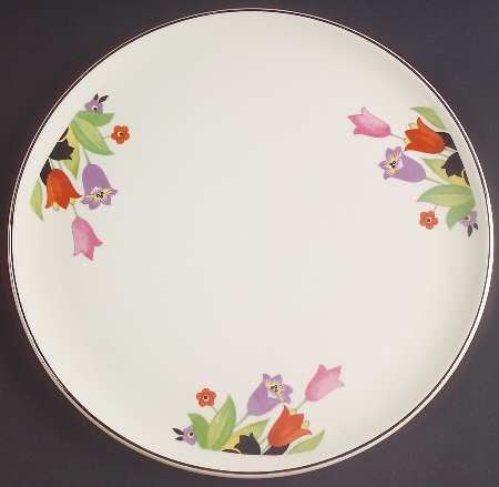 Crocus Cake Plate