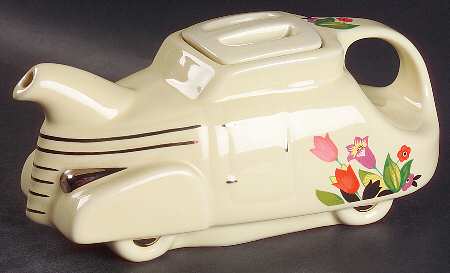 Crocus Automobile Teapot & Lid