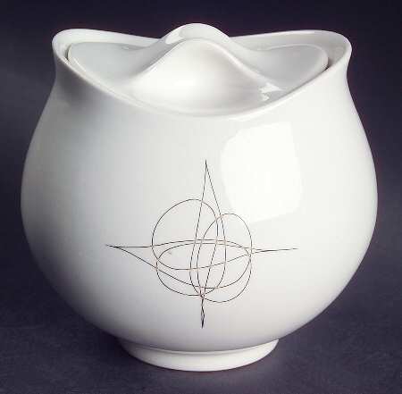 Fantasy (Eva Zeisel) Sugar Bowl & Lid by Hall