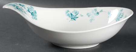 Frost Flowers 11" Lugged Oval Baker/Vegetable Bowl