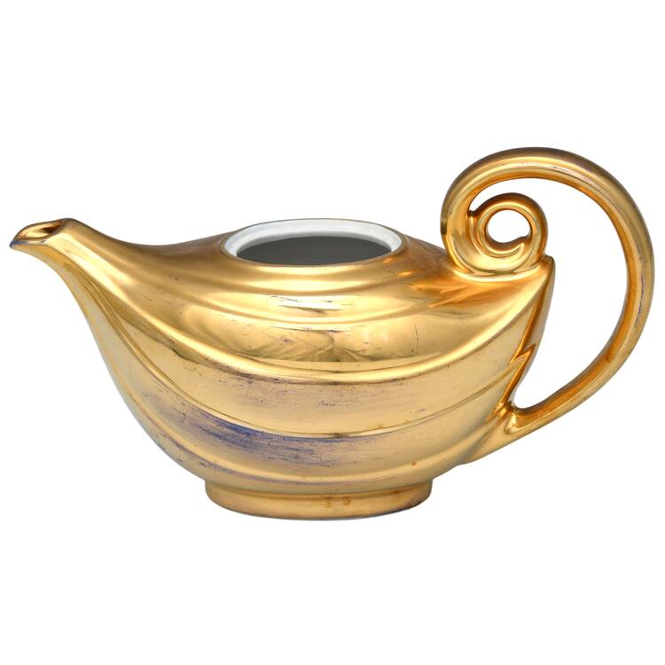 Golden Glo Aladdin Teapot No Lid