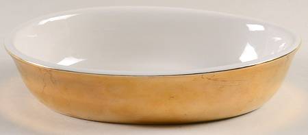 Golden Glo 9" Oval Vegetable Bowl