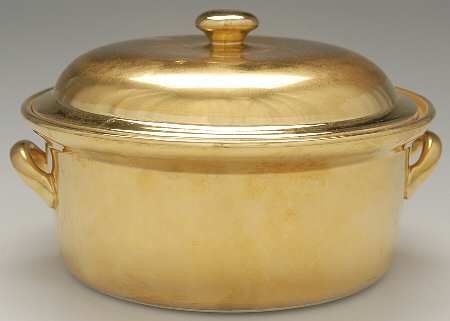 Golden Glo 3 Quart Round Covered Casserole