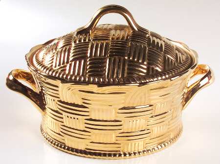 Golden Glo 2 Qt Round Covered Casserole