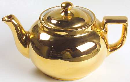 Golden Glo Boston Teapot & Lid