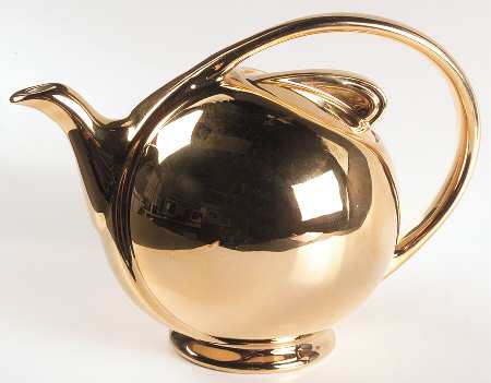 Golden Glo Airflow Teapot & Lid