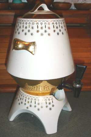 Gold Lace 3-Piece Samovar with Stand Set