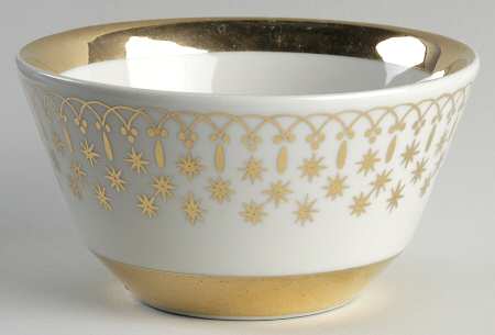 Gold Lace Individual Salad Bowl
