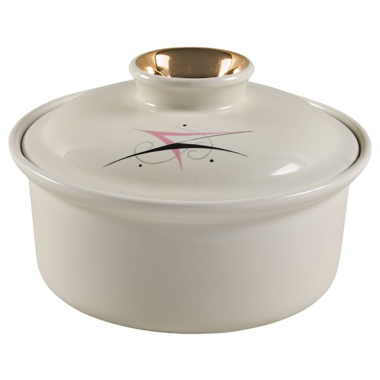 Harlequin 2 Qt Round Covered Casserole