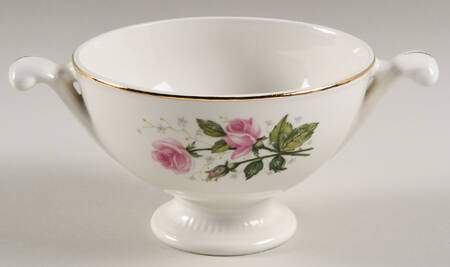 Heather Rose Sugar Bowl No Lid