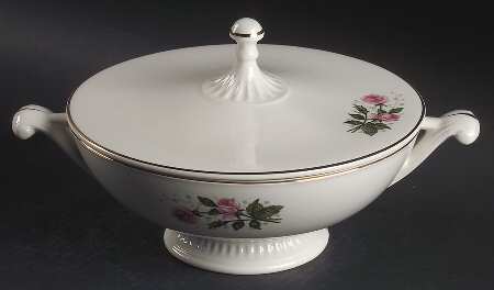 Heather Rose Round Covered Vegetable