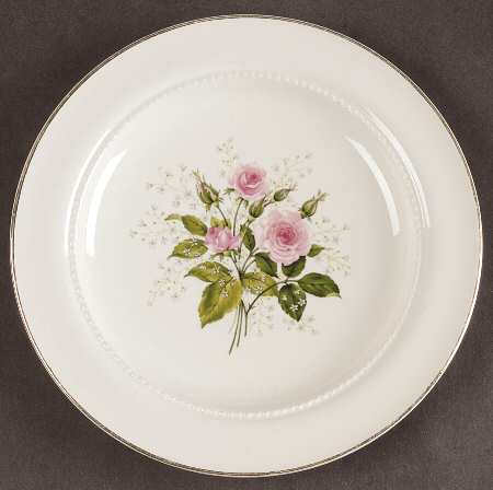 Heather Rose Salad Plate
