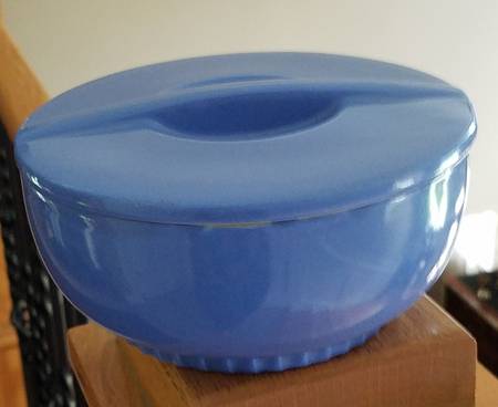Montgomery Ward Large Refrigerator Jar & Lid