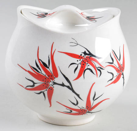 Holiday Sugar Bowl & Lid