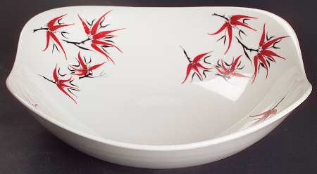 Holiday 8" Square Vegetable Bowl